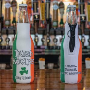 Flag Bottle Zip Coozie