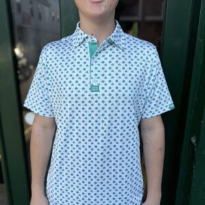 Feelin' Lucky Shamrock Dri-Fit Polo